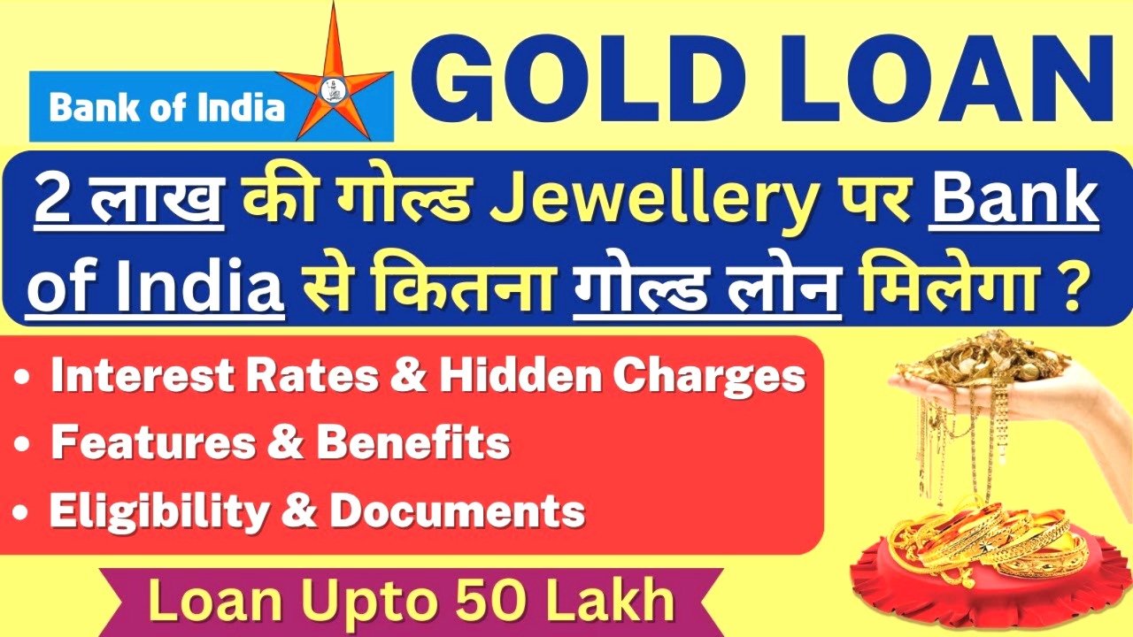 Bank of India Gold Loan 2025